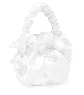 Borsa a spalla con applicazioni floreali | Self-Portrait Kids