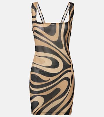 Marmo mesh minidress | Pucci