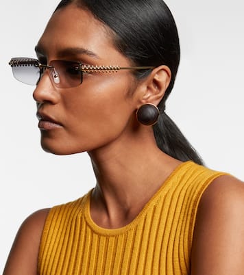 Lunettes de soleil Clash de Cartier rectangulaires | Cartier Eyewear Collection