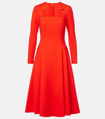 Vestido de cóctel en mezcla de lana | Oscar de la Renta