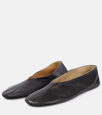 Slip-on en cuir | The Row