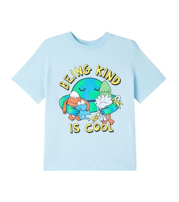 Printed cotton jersey T-shirt | Stella McCartney Kids