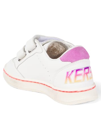 Ball Star printed leather sneakers | Golden Goose Kids