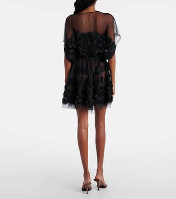 Robe en tulle à fleurs | Norma Kamali