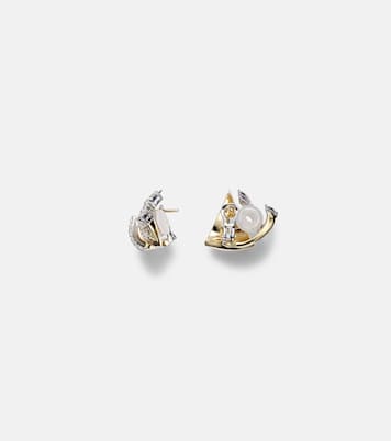 Boucles d'oreilles Golden Strada en or 18 ct et diamants | Yeprem