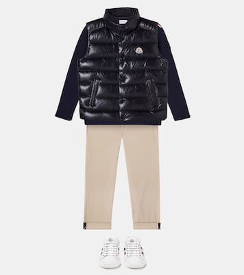Tibb logo down vest | Moncler Enfant