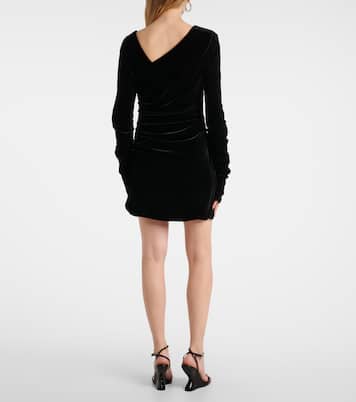 Ettore ruched velvet minidress | SIR