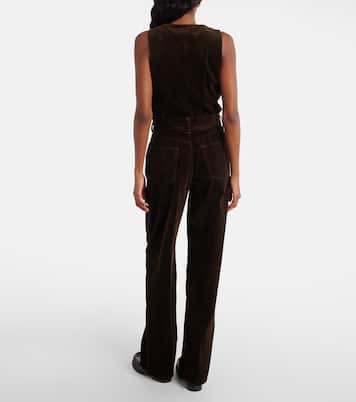 High-rise cotton corduroy wide-leg pants | Polo Ralph Lauren
