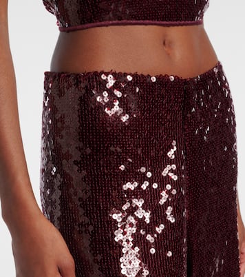 Marylin sequined wide-leg pants | Oséree
