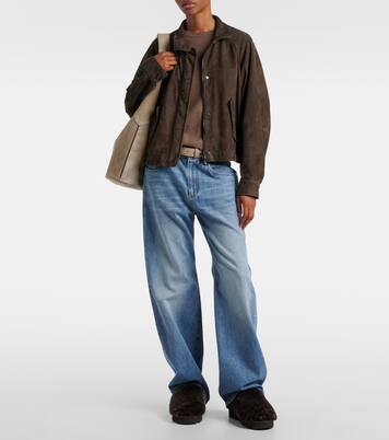 Monili shearling slip-on shoes | Brunello Cucinelli