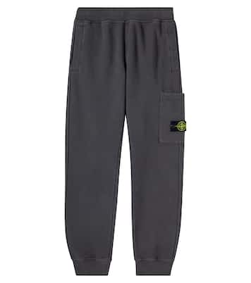 Compass cotton fleece sweatpants | Stone Island Junior