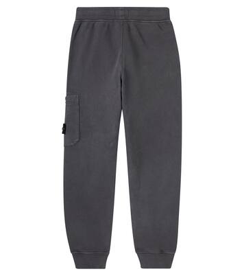 Compass cotton fleece sweatpants | Stone Island Junior