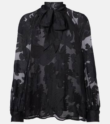 Paisley tie-neck blouse | Etro