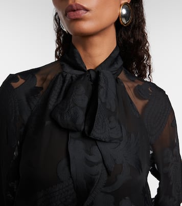Paisley tie-neck blouse | Etro