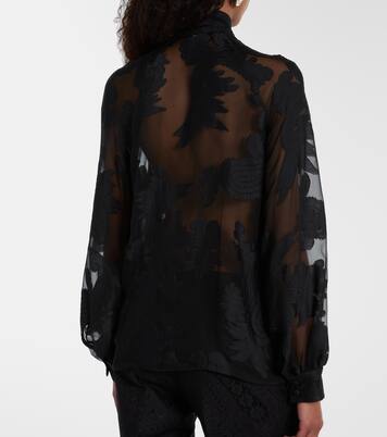 Paisley tie-neck blouse | Etro