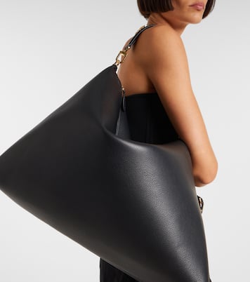 Bevel leather tote bag | Toteme