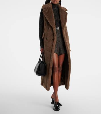알파카 울 실크 테디 코트 | Max Mara