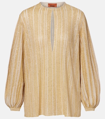 Cutout lamé blouse | Missoni