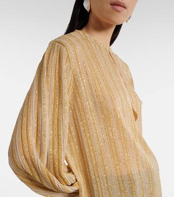 Cutout lamé blouse | Missoni