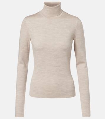 Wool, cashmere, and silk turtleneck top | Gabriela Hearst