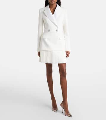 Bridal Atlas pleated blazer dress | Rebecca Vallance
