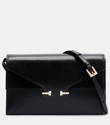 T Mini leather crossbody bag | Tom Ford