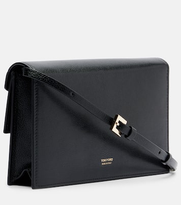 T Mini leather crossbody bag | Tom Ford