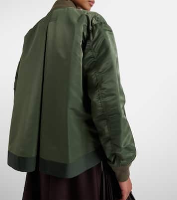Technical twill bomber jacket | Sacai
