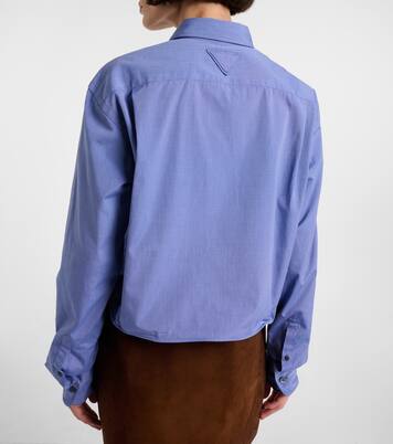 Cotton fil-à-fil shirt | Prada