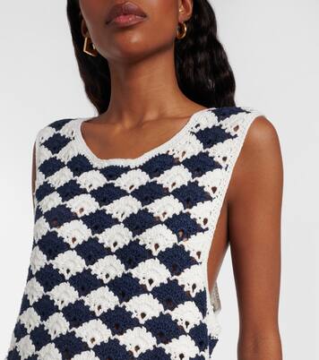 扇贝边钩编上衣 | Farm Rio