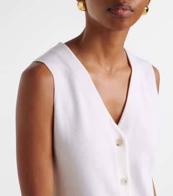 Gilet en laine vierge | Jardin des Orangers