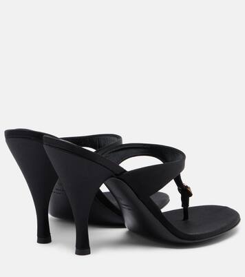 Kiss And Tell satin thong sandals | Herbert Levine