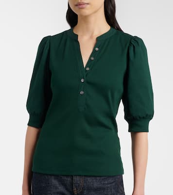 Top Coralee aus einem Baumwollgemisch | Veronica Beard