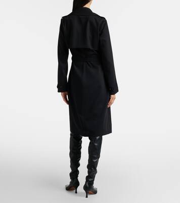 Belted wool wrap dress | Burberry
