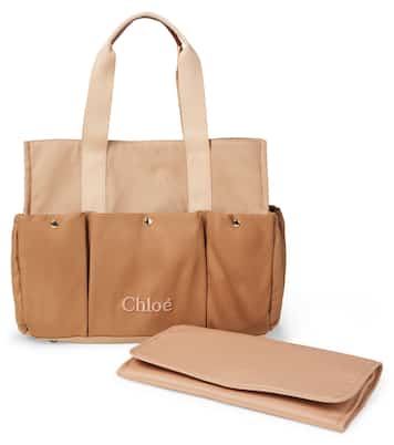 Logo cotton changing bag | Chloé Kids