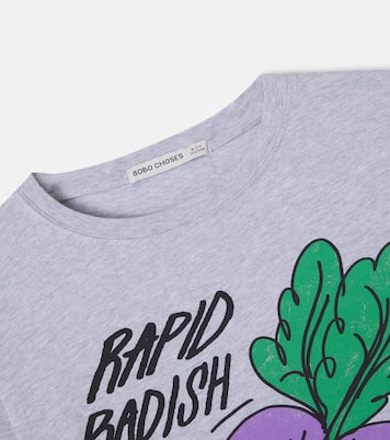 T-shirt Rapid Radish imprimé en coton | Bobo Choses