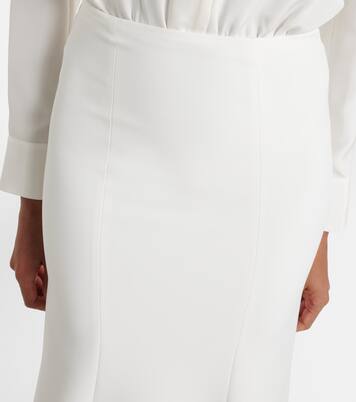 Falda midi de crepé | Roland Mouret