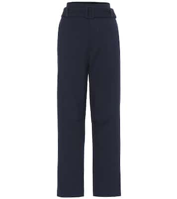 High-rise stretch wool-blend pants | MM6 Maison Margiela