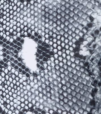 Snake-print sports top | Adam Selman Sport