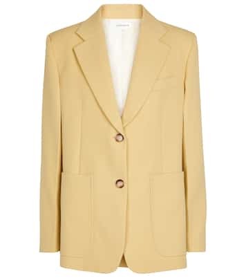 Single-breasted wool blazer | Victoria Beckham
