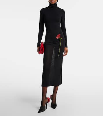 Colorado cotton-blend turtleneck bodysuit | Wolford
