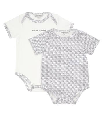 Bébé – Set de 2 bodys en coton | Emporio Armani Kids