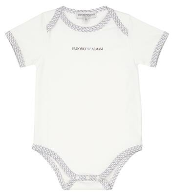 Bébé – Set de 2 bodys en coton | Emporio Armani Kids