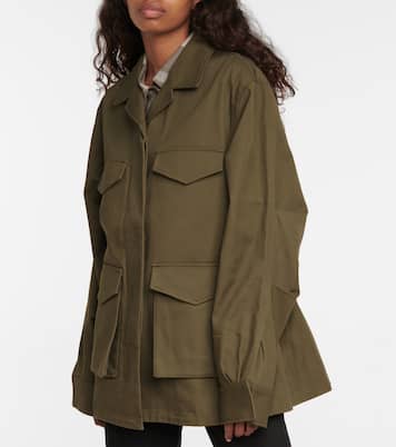 Cotton cargo jacket | Toteme