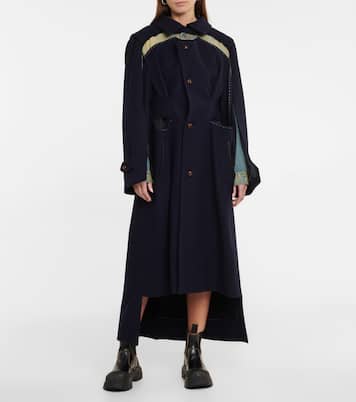 Mantel aus Wolle und Denim | Maison Margiela