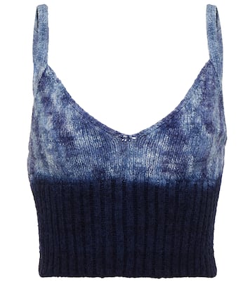 Sim tie-dye silk crop top | Altuzarra