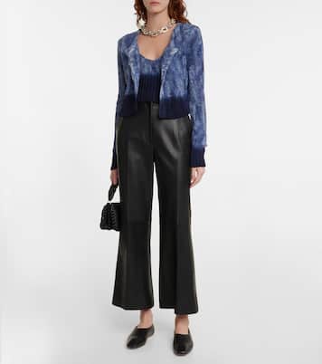 Sim tie-dye silk crop top | Altuzarra