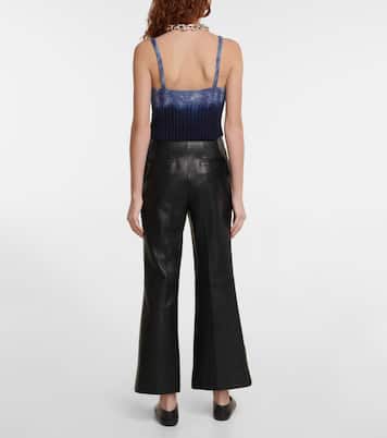 Sim tie-dye silk crop top | Altuzarra
