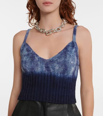 Sim tie-dye silk crop top | Altuzarra