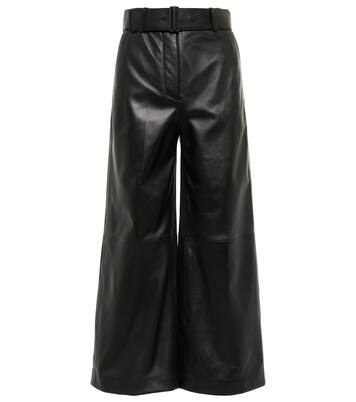 Jupe-culotte Taja en cuir | Joseph